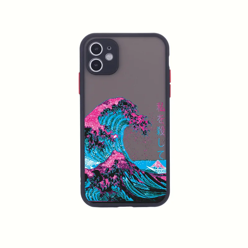 

Case For iPhone 12 Pro Max Case Transparent Back Cases iPhone 11 Pro XS Max XR X 7 8 6 6S Plus SE 12 Mini PC Cover, As picture