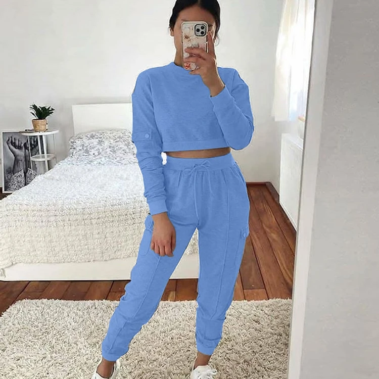 Newest Design Winter Clothes For Women Best Seller 2 Piece Jogger Set Women 2 Piece Pant Set Women 2 Piece Set