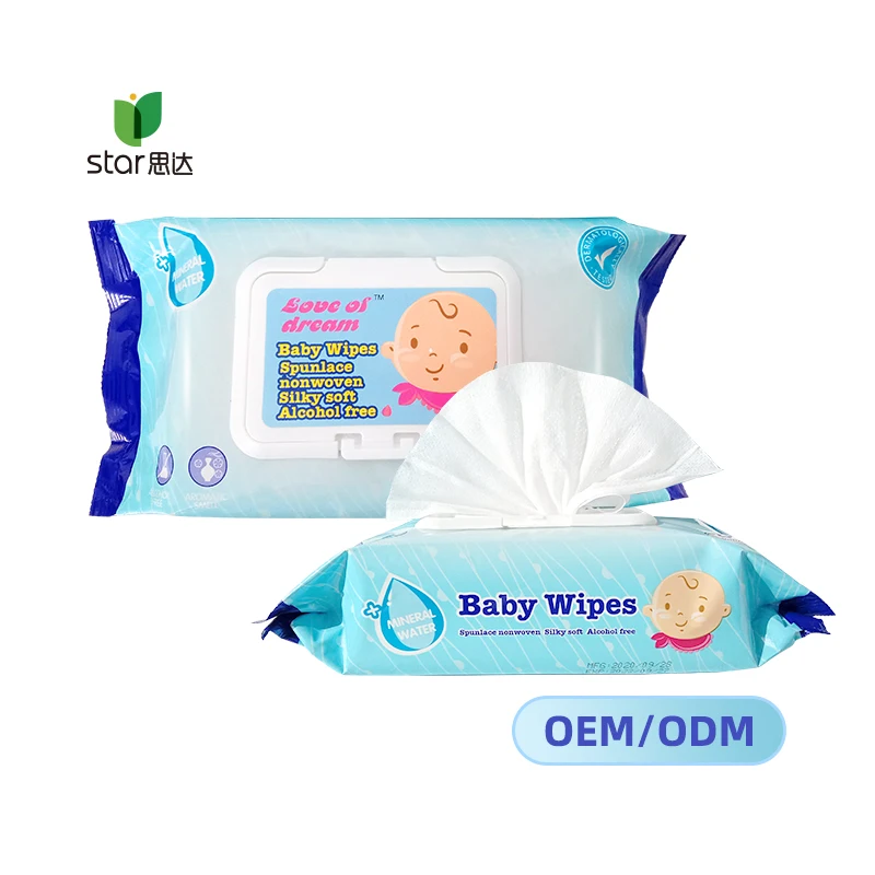 

Sales Excellent pamper pocket surface baby wet tissue wipes packaging bag