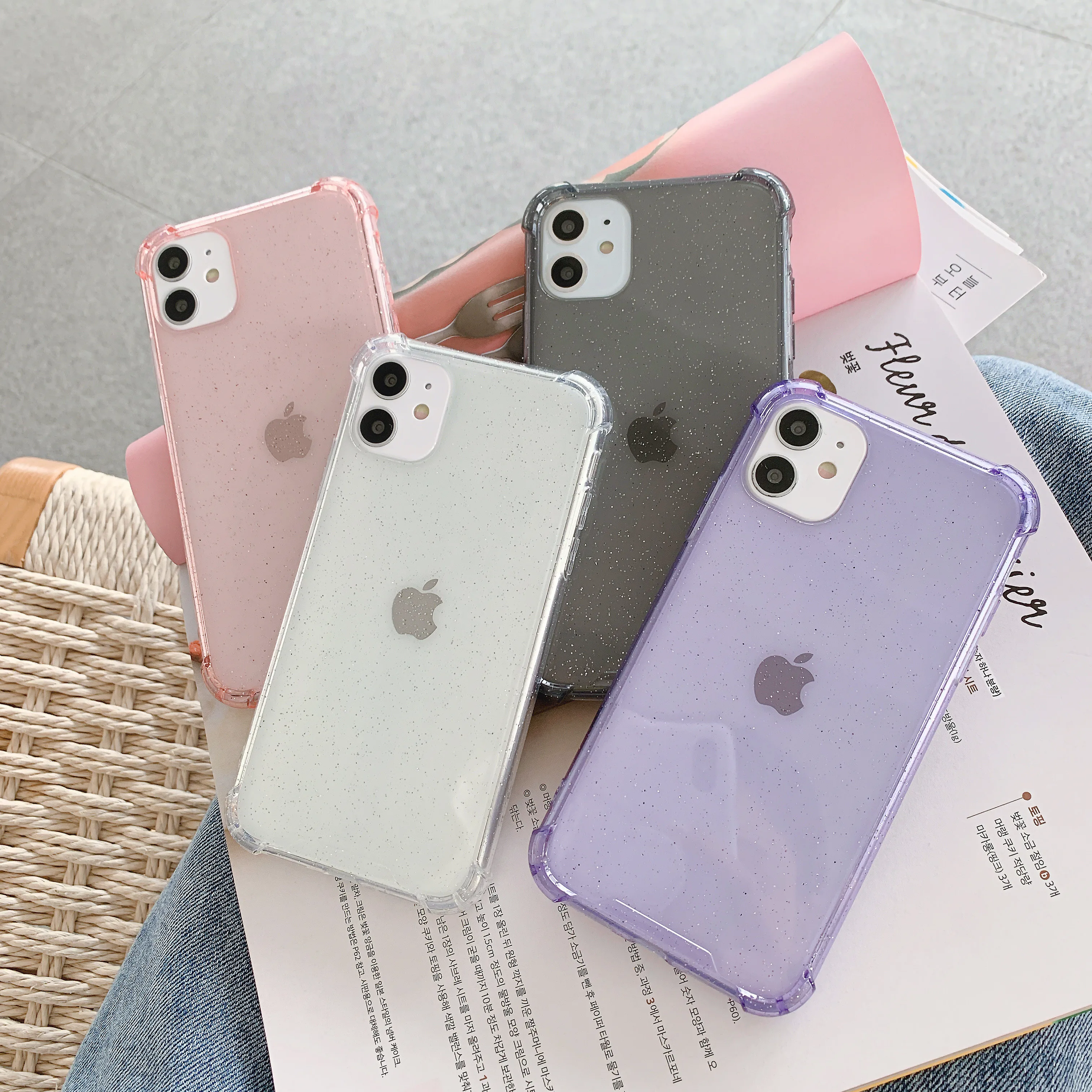 

Candy Color Tpu Phone Cases For iPhone 12 Pro MAX 11 Protective Phone Cover iPhone X 8 7plus 6s Mobile Phone Accessories Back