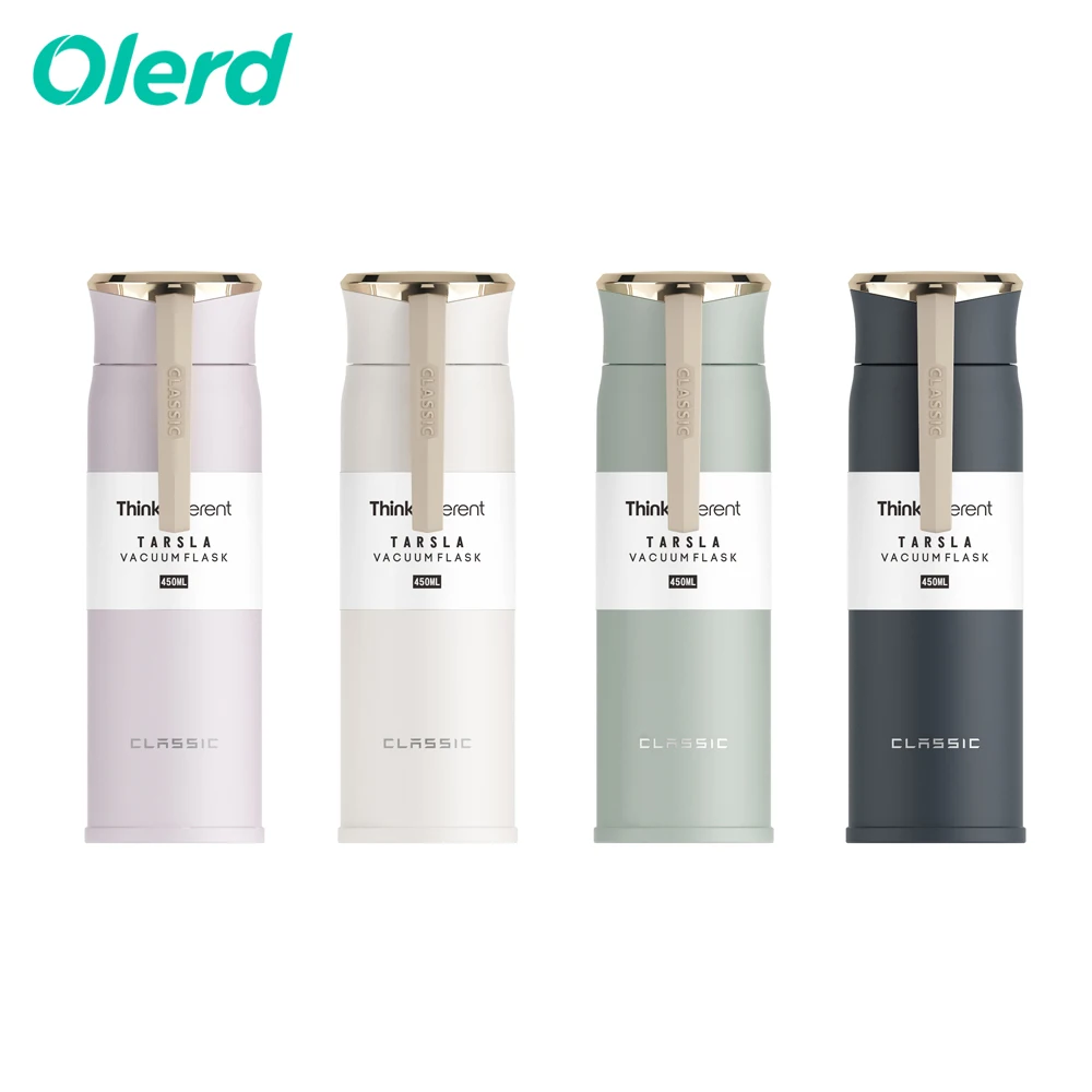 

OLERD custom stainless steel coffee sports insulated drinking water bottle with custom logo, Customized colors acceptable