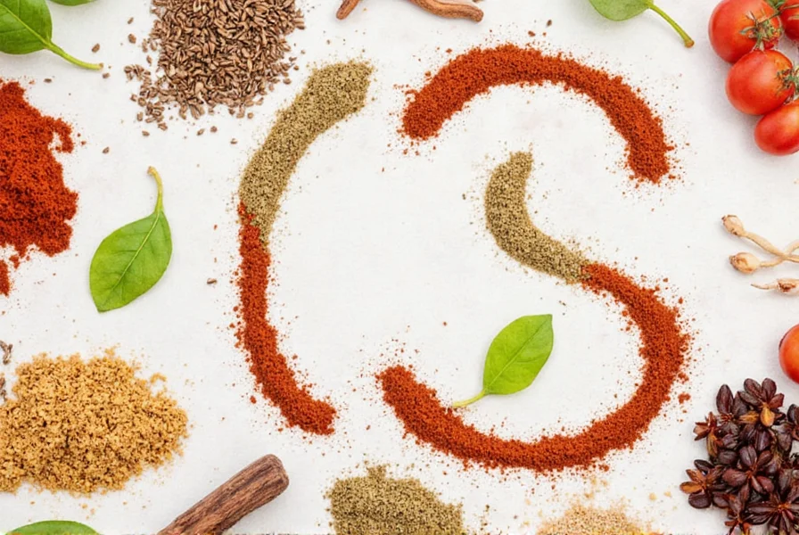 Five Season Spice blend on a wooden table