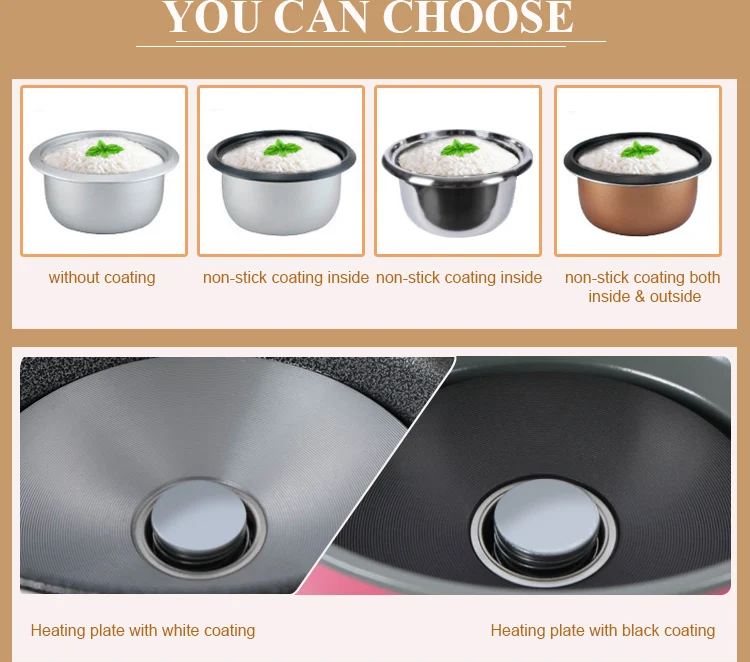 Adjustable Temperature Controller Digital Rice Cooker With Fry Function