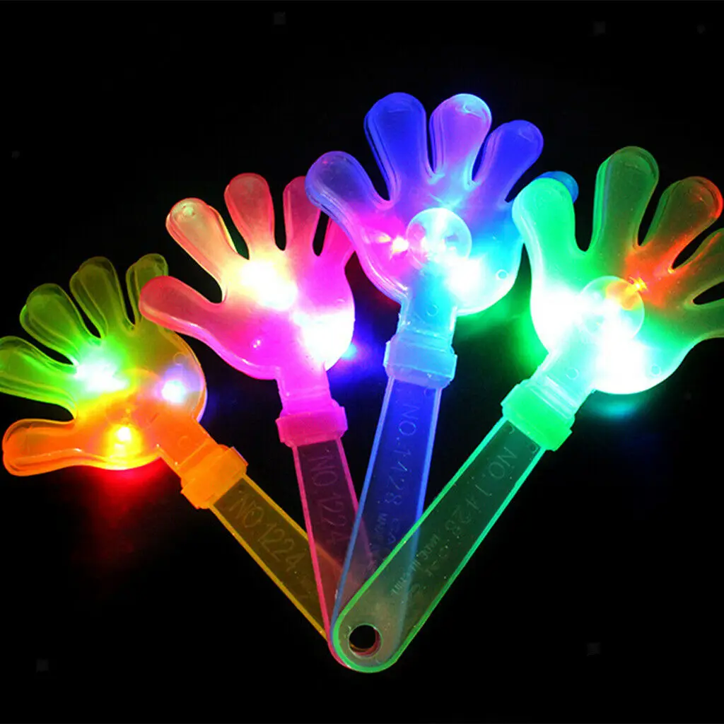 Light Up Clapper Hands Flashing Noise Maker Clapping Led Cheering Party ...