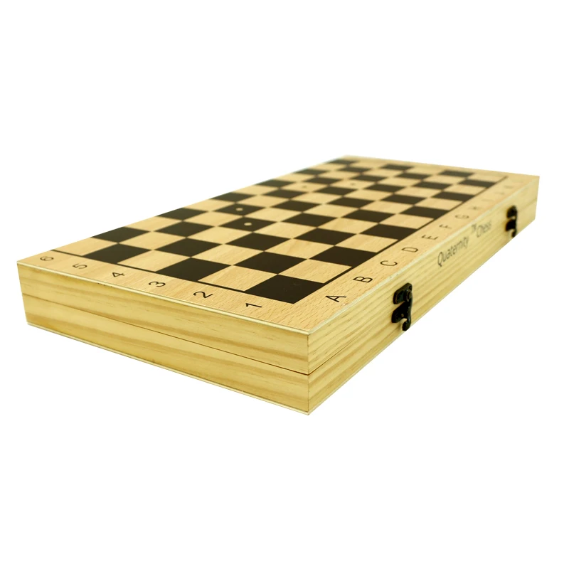 

Handmade customized design wooden chess set for 4 player on sale, Natural color