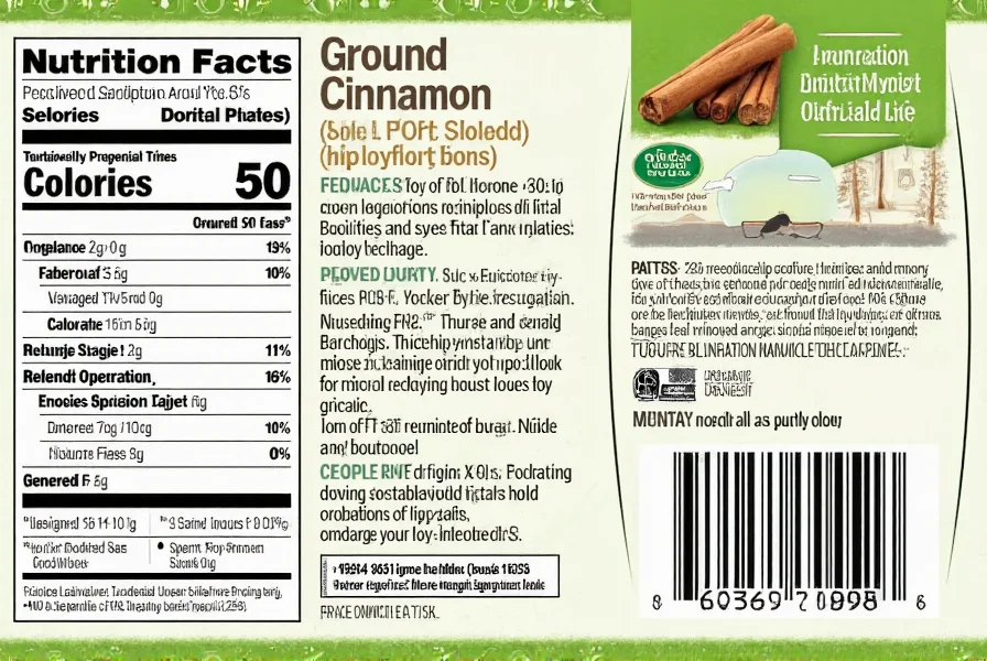 365 whole foods market organic ground cinnamon