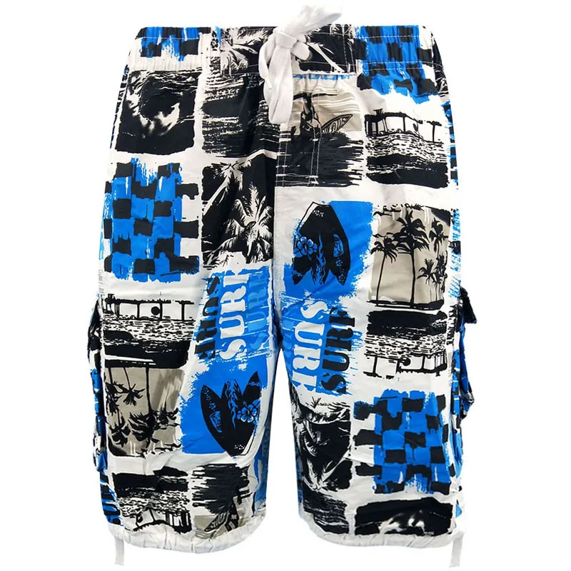 

2021 new men's beach pants men's beachwear digital printing support OEM, 2 colors