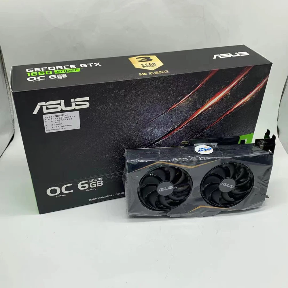 

Brand New GTX 1660S 6G Gaming Graphics Card GTX 1660 Super 6GB
