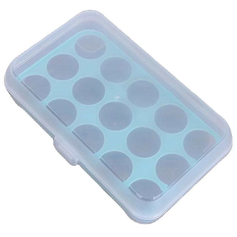 

Egg Holder Boxes Tray Storage Plastic Refrigerator Eggs Case Container Kitchen Storage Clear Food Egg Storage Boxes MZL