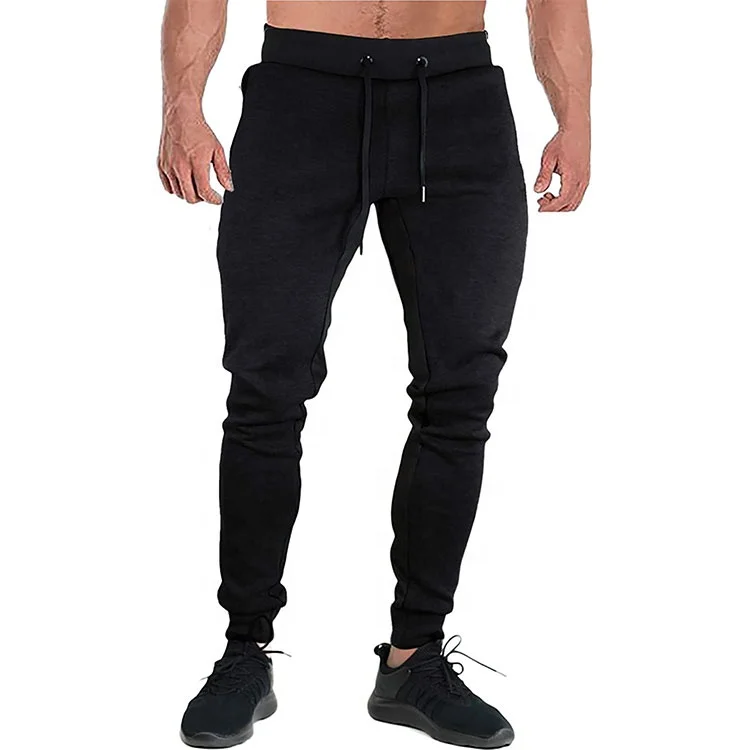 

Custom Men Joggers Pants Zipper Pockets Casual Men's Trouser Cotton Jogging Sweatpants, Customized color