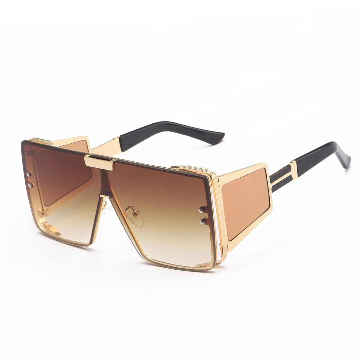 

2021 Hot Sale Women Square Sunglasses One Piece Oversized Gafas De Sol