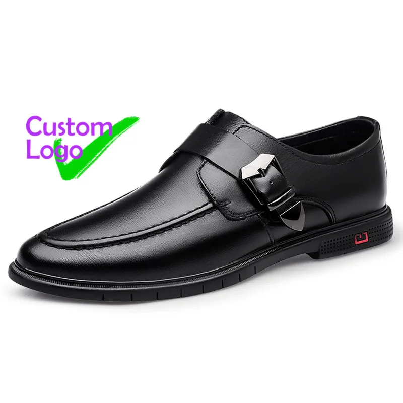 

Slip-ons Cher Leather Shoes For Negras Yetiskin Leather Shoes For Boys Pointed Toe Low Heel Simple Sin Marca Shoes Leather Men