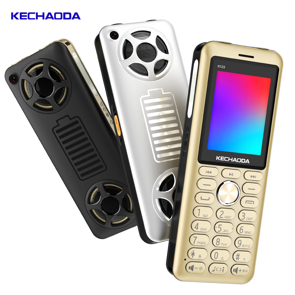 

KECHAODA K123 2.8 inch Karaoke Function Power Bank Low Price Feature Phone Mobile Phone