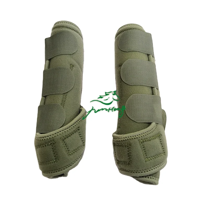 

Best selling New neoprene boots for horse horse tendon boots, Green and customized