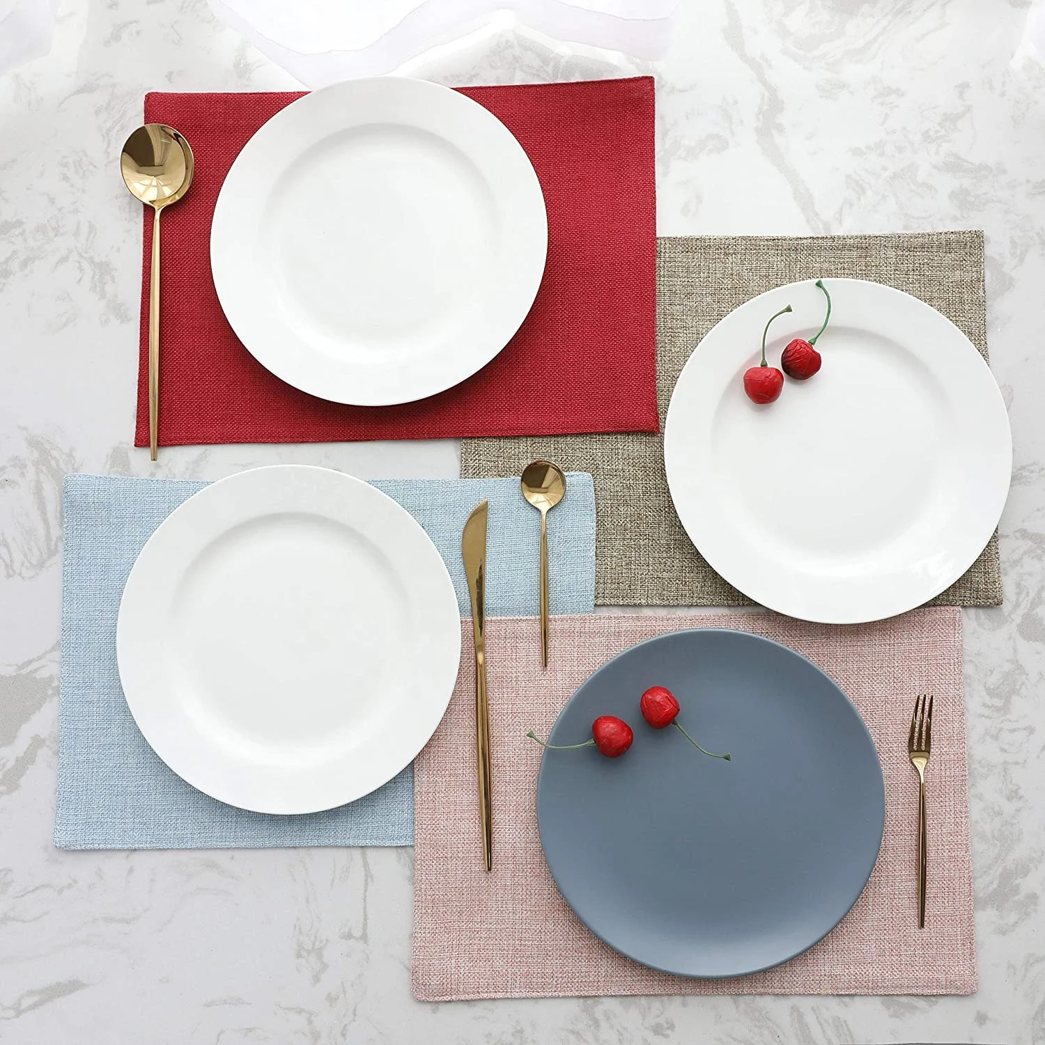 

TTM-A013 heat resistant table mats placemat fabric placemat, Customized