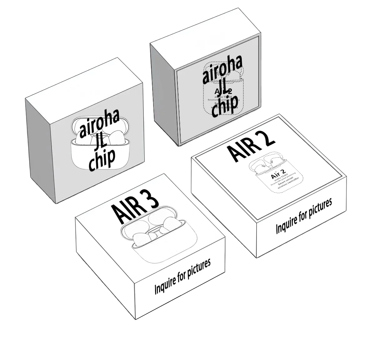 

With original binding Logo Original 1:1 air 3 air pro 3 airoha ANC appl airs pods pro earphone earbuds app airpodding pro 3