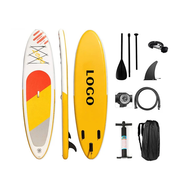 

High quality OEM sup inflatable stand up paddle boards include surf board, Customized color