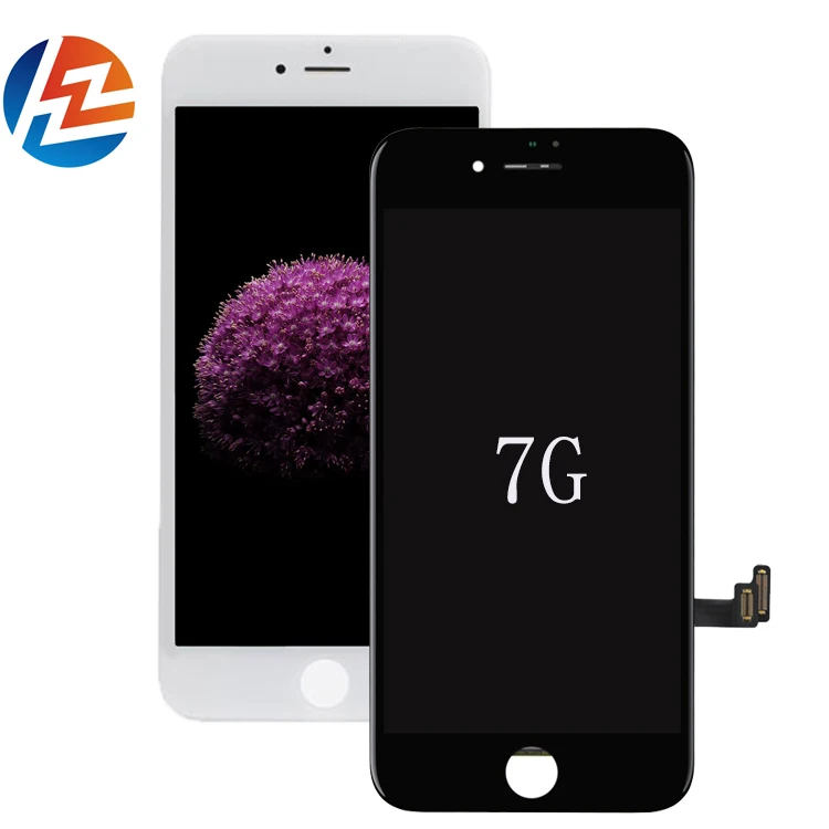 

Wholesale Spare Parts Lcd Assembly China Supplier Mobile Phone Lcd Display For Iphone 7, White and black
