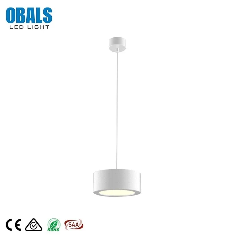 Large Aluminium White12W Retro Aura Linear Chandelier Pendant Light