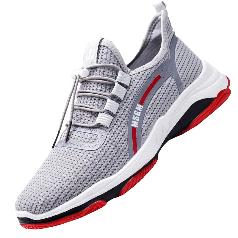 

Wholesale breathable men's sports shoes Flying weaving running shoes Soft and, Customized