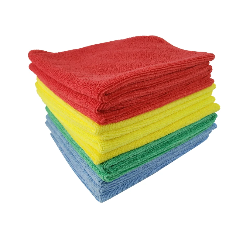 

30*30 Cm Absorbent Microfiber Kitchen Cleaning Car Detailing Cloth Towel For, Red , yellow , green ,sky blue, sapphire is in stock cloth