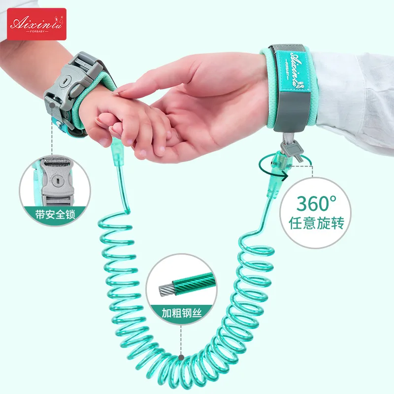 

Anti-lost belt slip child prevention baby child safety bracelet traction rope