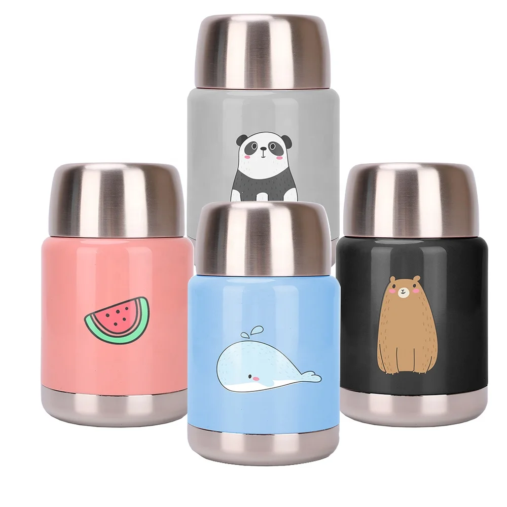 

food flasks 500ml stainless steel Metal baby flask for baby food Vacuum Thermal Flask, Customized color