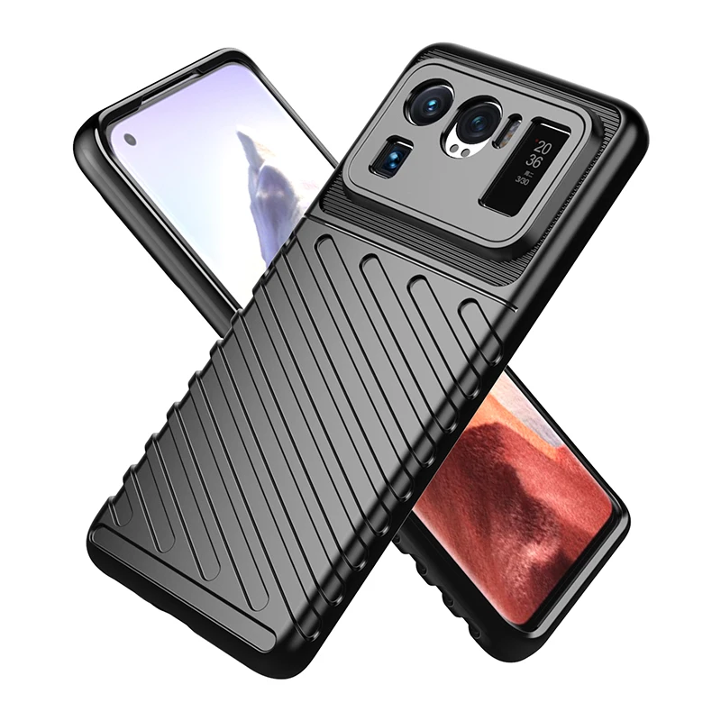 

Hot Sale Tpu Shockproof Soft Silicone Mobile Cell Phone Case Protective Back Cover Accessories For xiaomi mi 11 Ultra, 4 colors