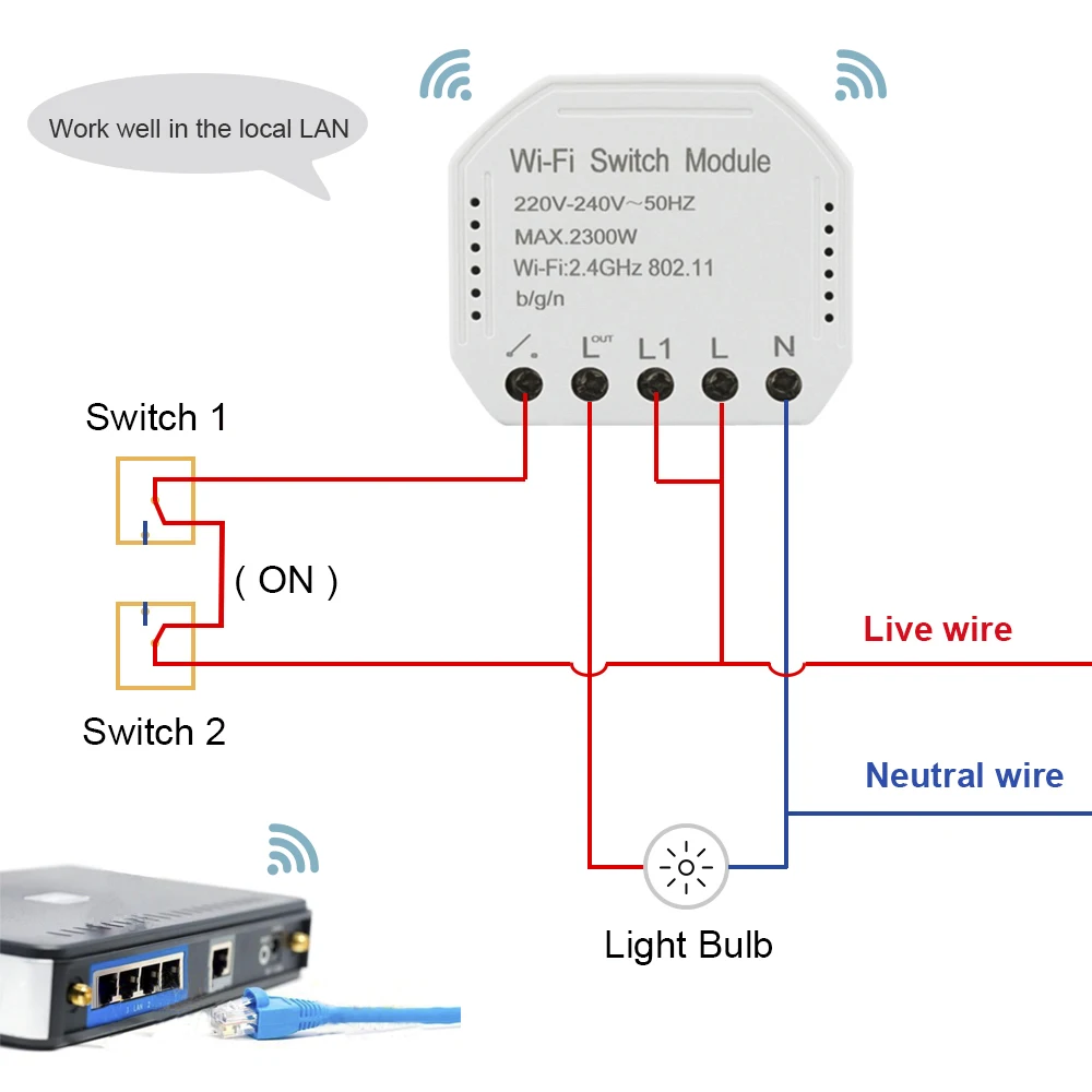 Переключение wifi. Схема подключения Mini Smart Switch. Схема подключение Switch WIFI. Схема подключения WIFI реле Mini Smart Switch. ZIGBEE Smart Switch схема подключения 3 выключателей.