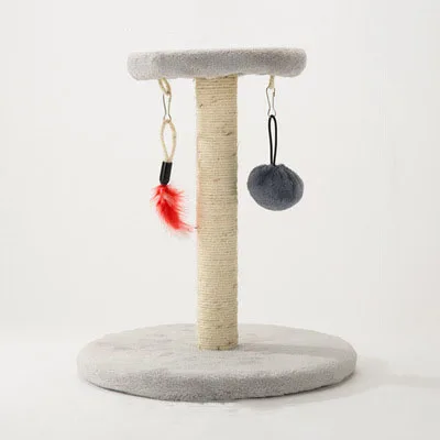

Manufacturer Pattern Interactive Sisal Rope Paw Scratching Post and Bed Cat Scratch Post with Ball Toy
