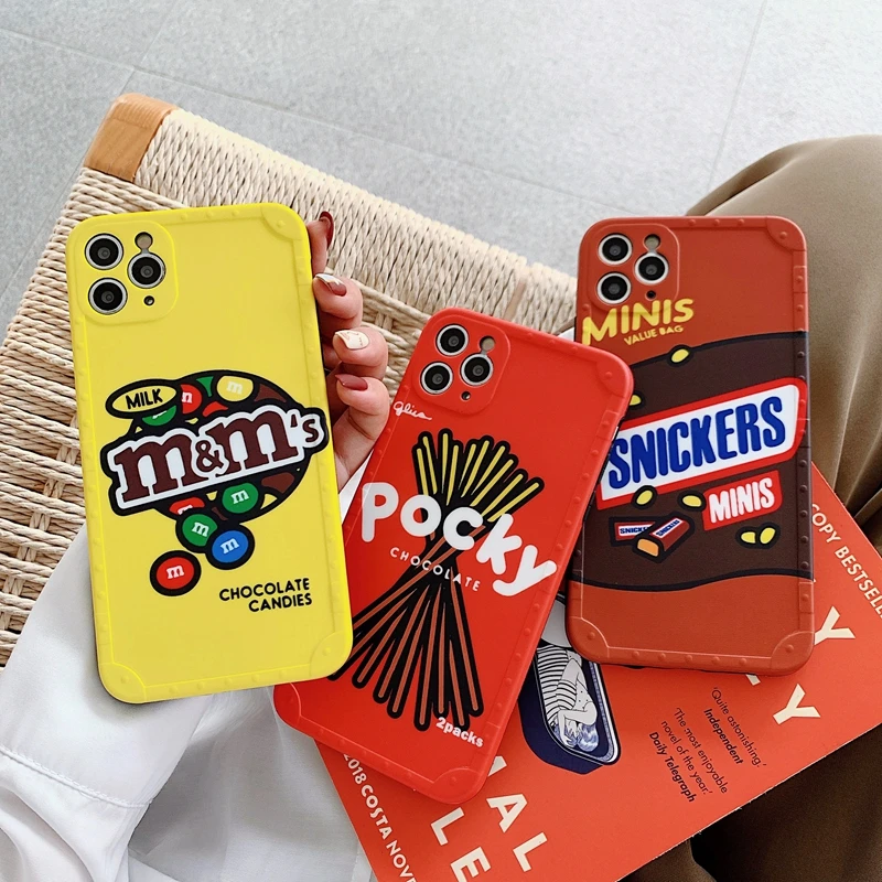 

Ins hot selling cute cookies design phone case with for iphone12 11 7 8 Plus XS Xr Xs Max