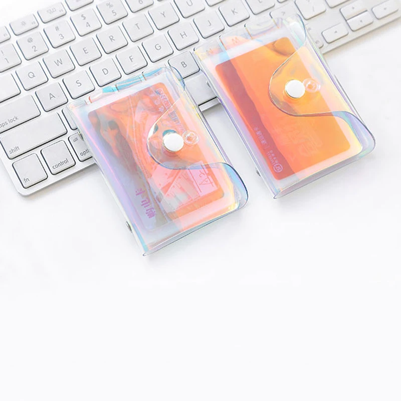 

PVC Portable Transparent Waterproof Gradient Credit Card Card Package