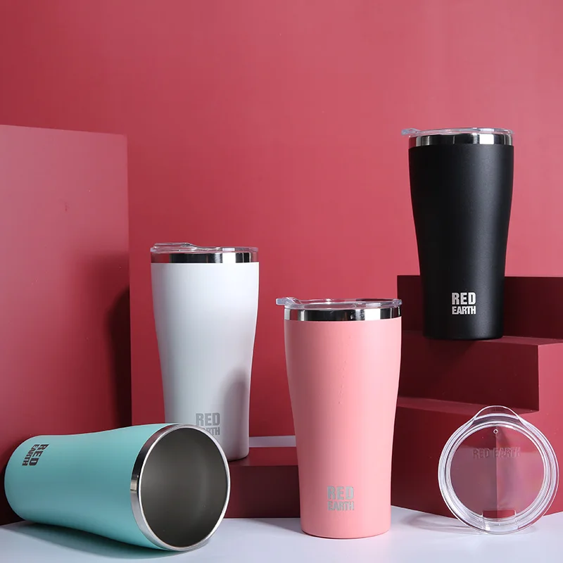 

GiNT 520ml Good Quality Eco-friendly Insulated Coffee Cups Double Wall Water Bottle Tumbler with 316 Stainless Steel, Customized colors acceptable