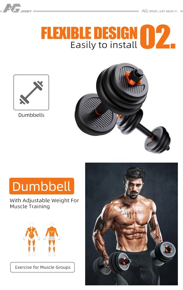 
2020 New Technology Smart Wireless Mobile App Tracking Weight Lifting Adjustable Fitness equipment dumbbell set 