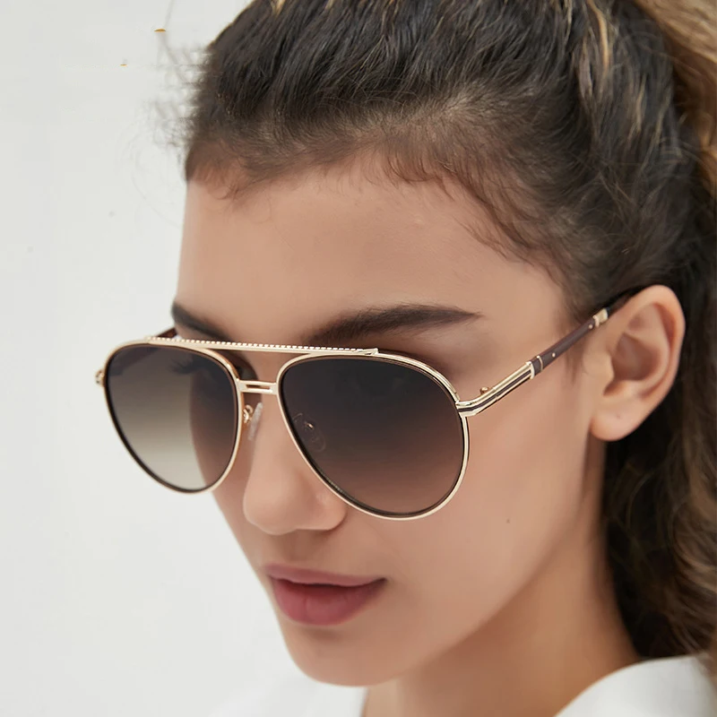 

LBAshades 2A810 Fashion Frame Toad Sunglasses Metal Retro Sunglasses Men and Women Sun Glasses Shades UV400 Oculos De Sol