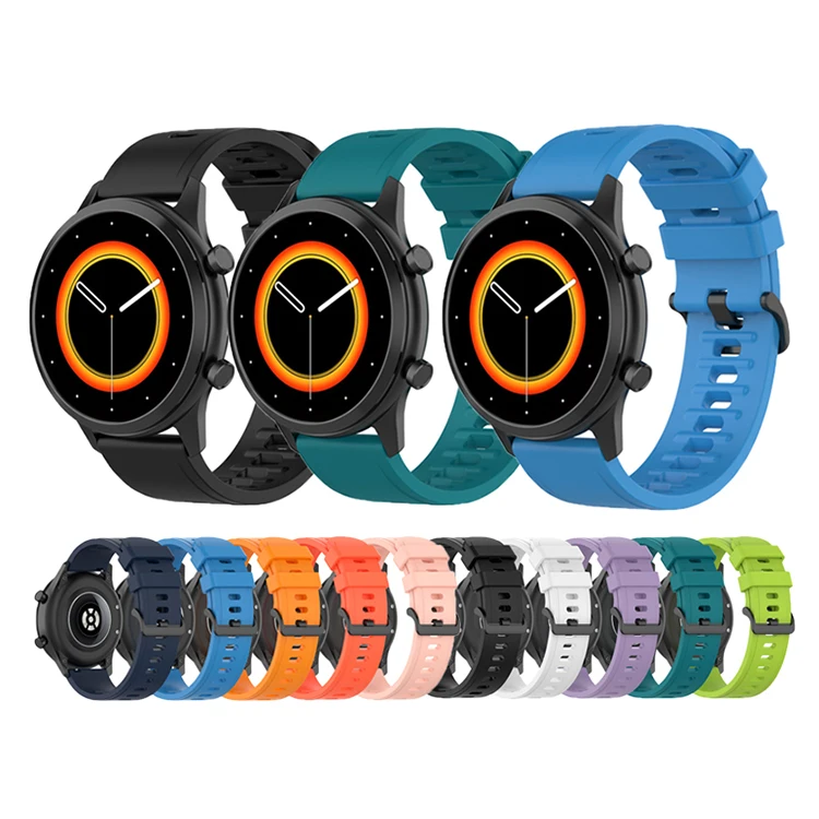 

Lianmi Sports Fitness 42mm 46mm Quick Release Silicone 20mm Watch Bands For Vivo Watch, Multi colors/as the picture shows