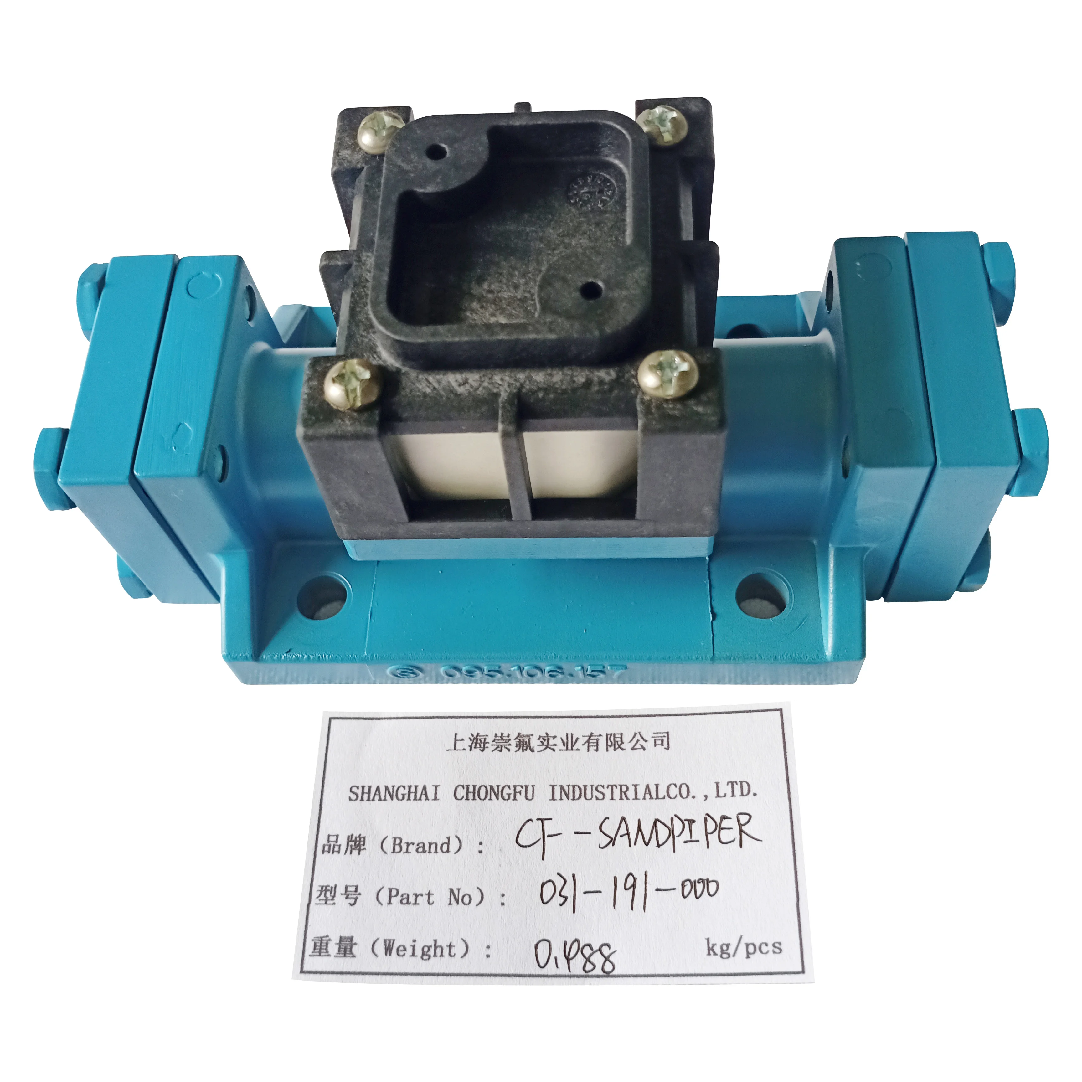 CF031-191-000 high quality air valve assembly used in ptfe diaphragm pump as water pump parts manufacture