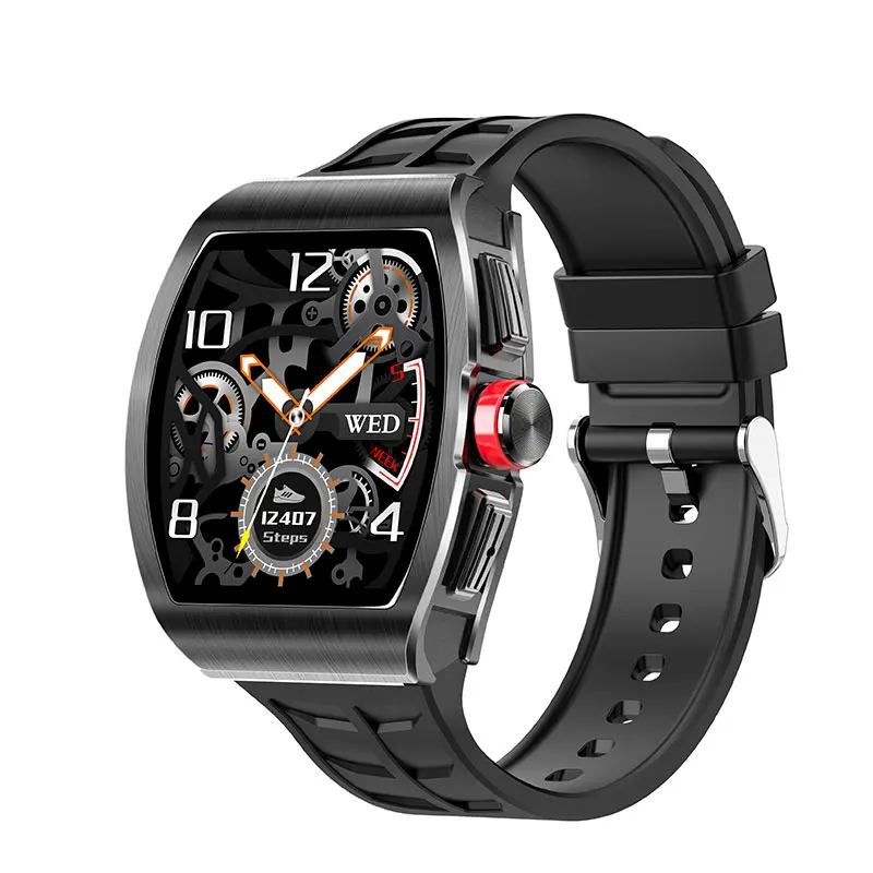 

SWL Light Luxury TK18 Smart Watch Womens IP68 Waterproof BT Call Business Health Watch Heart Rate Fitness Tracker Smartwatch, Black white
