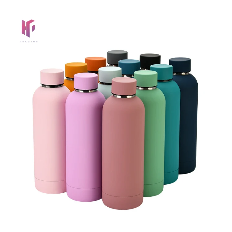 

New Arrival 500ml Double Wall Vacuum Insulated Water Bottles Flask Mug Cup Stainless Steel vacuum flasks & vacuum, As picture