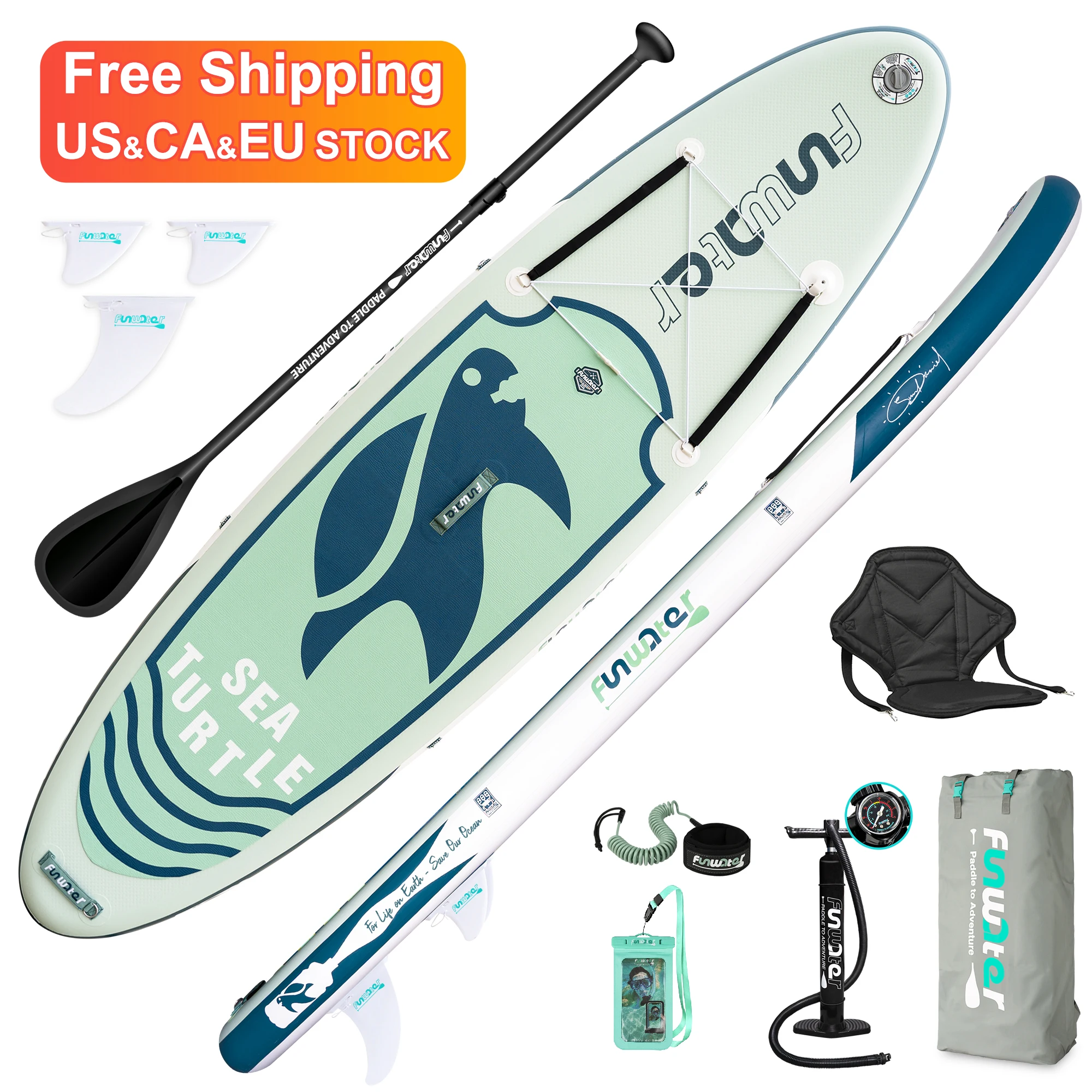 

FUNWATER Free Shipping Dropshipping OEM sup paddle board supboard sub surf stand up padleboard inflatable paddle board surfboard