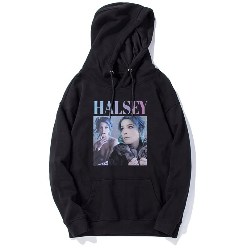 

Wholesale Hoodies Halsey Oversized Women's Men's Unisex Hoodies Hoodies, Black and white