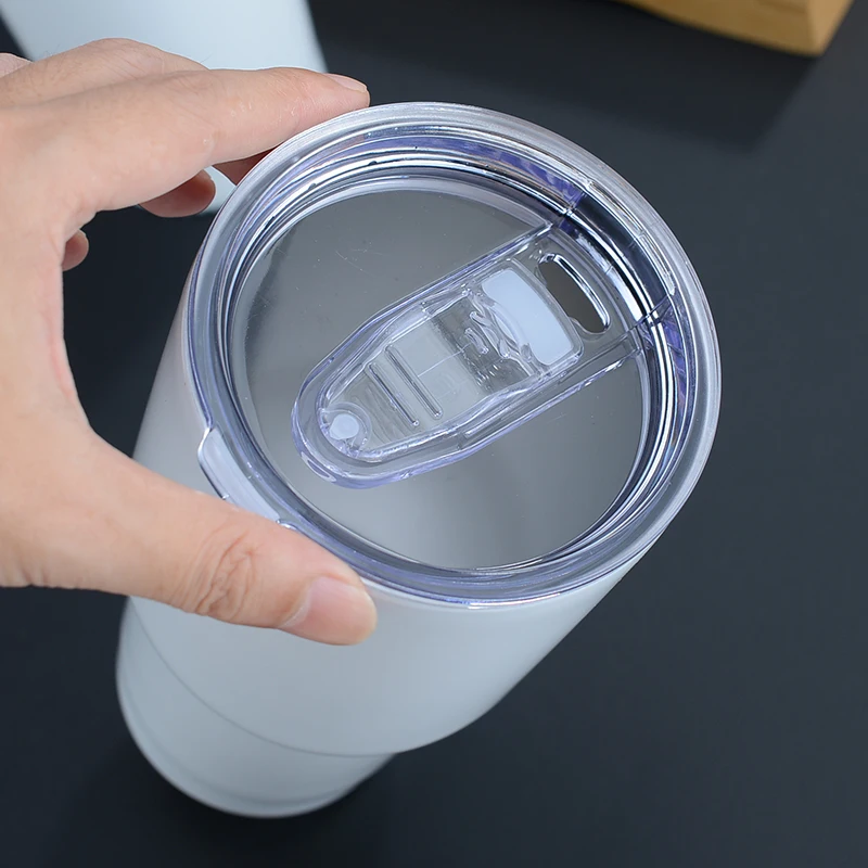 White Sublimation Tumbler 20oz Skinny Stainless Steel 12oz Wine Tumbler