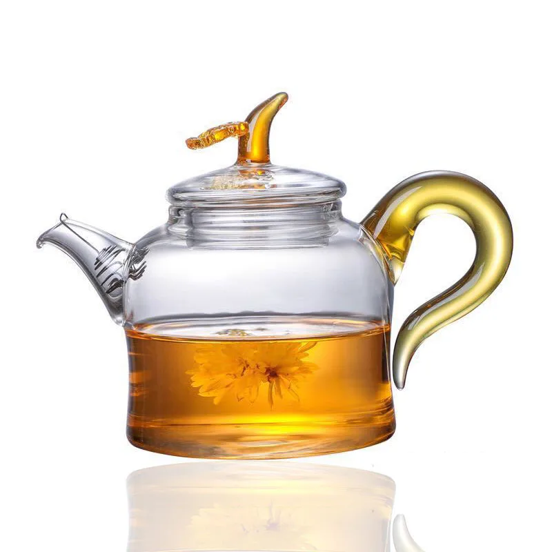 

New Style High Borosilicate Pyrex Glass Tea Maker Pyrex Glass Tea Pot, Transparent