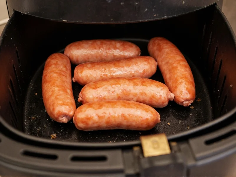 Perfect Air Fryer Sausage: 10-15 Min at 375-400°F