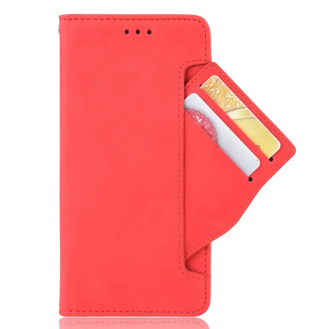 

Multi Card Slot Cattle Stripe Flip Wallet Leather Case For Google Pixel 6A 5G, As pictures
