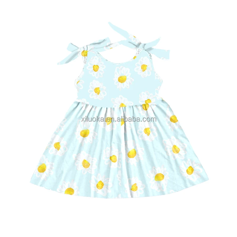 

Fashion Design Children Clothing Floral Print Baby Girl Dresses