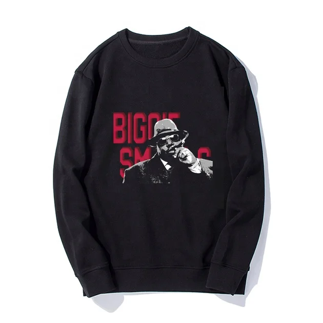 

Wholesale Custom Hoodie Men 100% Cotton Long Sleeve Sweatshirt Biggie Smalls Pullover Oversized Hoodie Sweatshirt, Picture