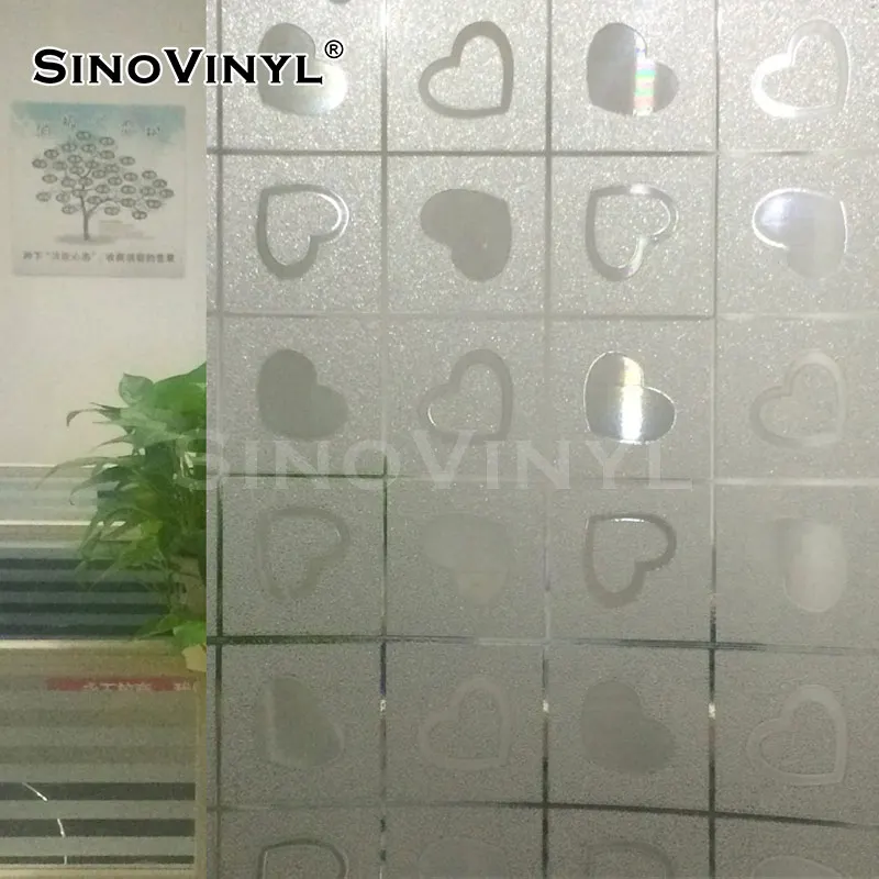 

SINOVINYL Wholesale Office Window Decorate PVC 3D Frosted Window Film