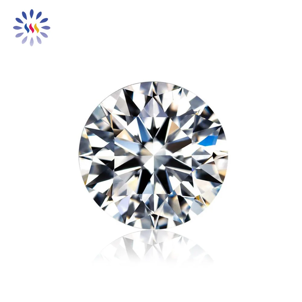

AAA Gems Synthetic Diamond Gemstones 6.5mm-15mm DEF GH IJ VVS 1ct Round Moissanite
