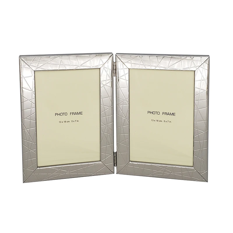 

Double Picture Photo Frame Silver Glitter Photo Frame 4x6 Bulk Picture Frames